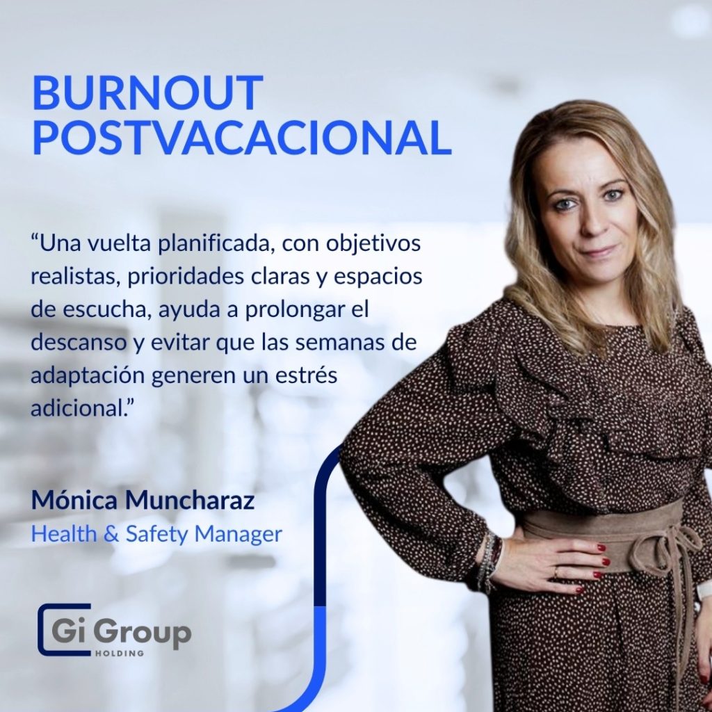 bornout o síndrome postvacacional